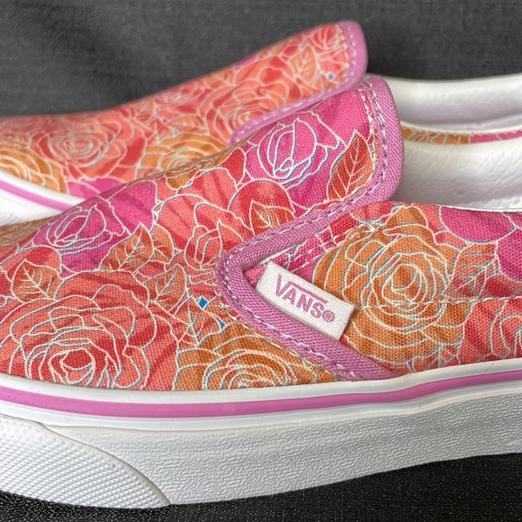 NWOT Vans Classic Slip-On - Rose Camo Pink Floral - Size Kids 3 - Picture 6 of 14